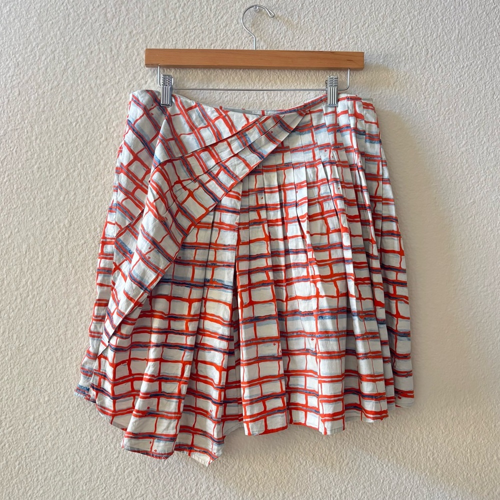 Anthropologie Maeve Plaid Skirt
